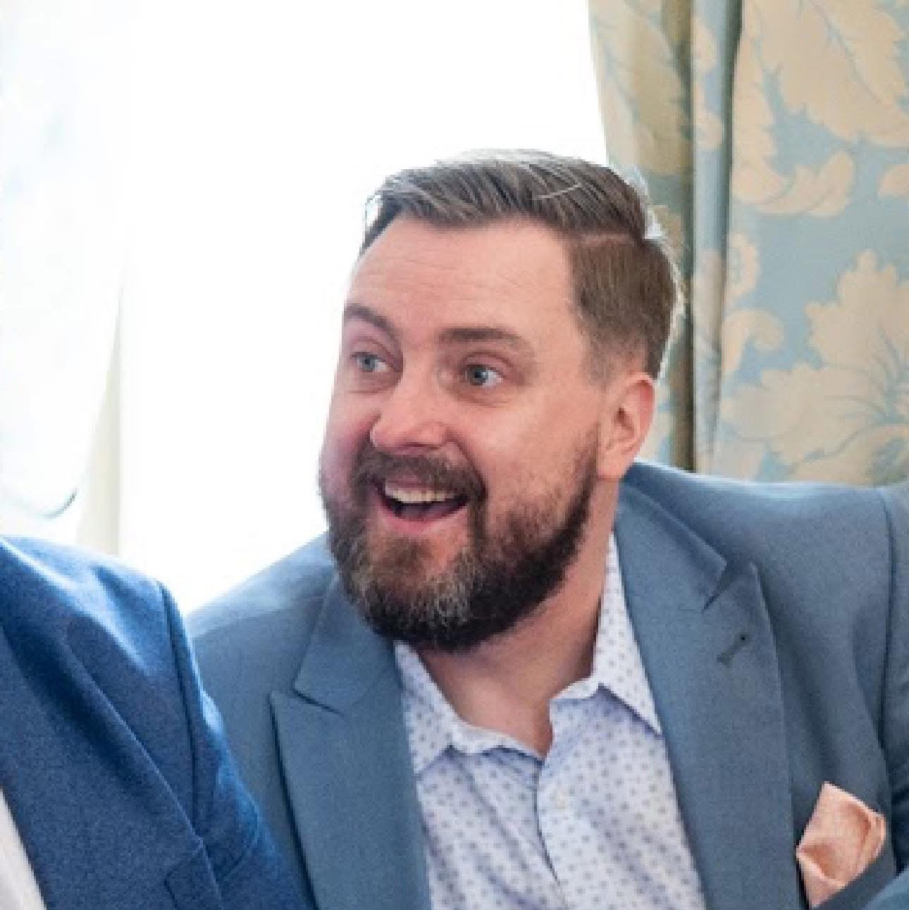 Portrait of Mark David, Founder and Creative Director at Loveable Brogue